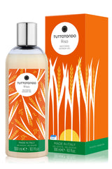 Riso gel doccia ristrutturante vegano con estratti naturali