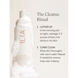 ILIA Beauty - The Cleanse Soft Foaming Cleanser - Product instruction