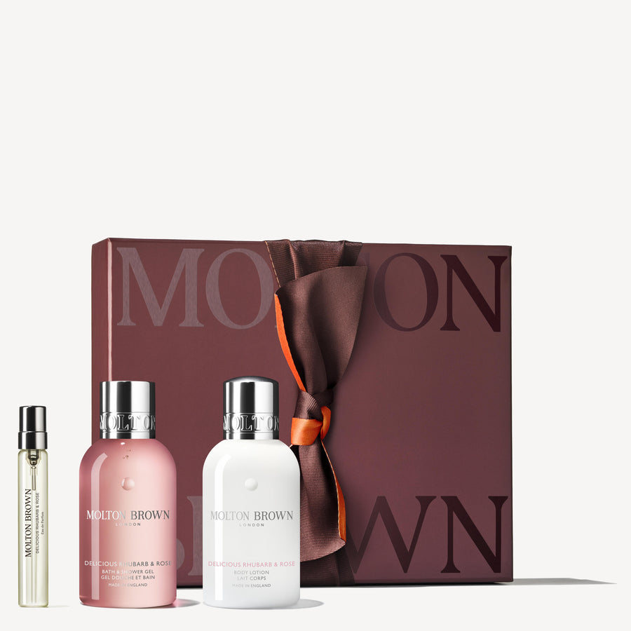 Delicious Rhubarb & Rose Scent Layering Set