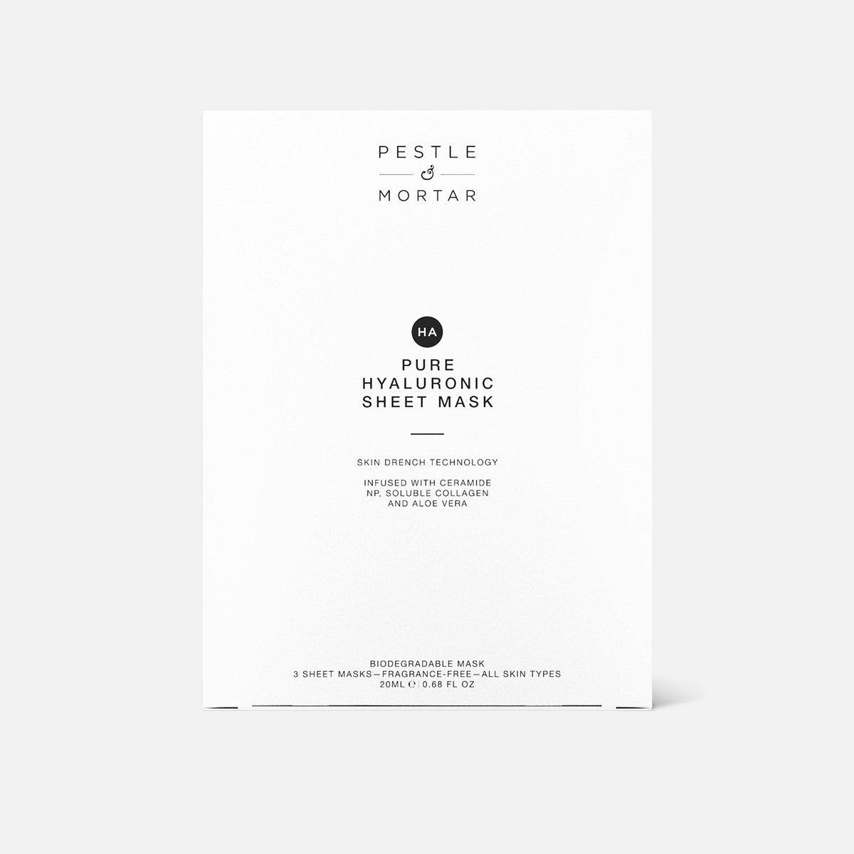 Pure Hyaluronic Sheet Mask – Pack of 3 — 1