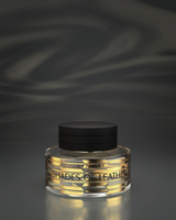 LINARI SHADES OF LEATHER Eau de Parfum im klaren italienischen Schwerglasflakon mit 22-karätigem Golddekor und schwarzem Verschluss